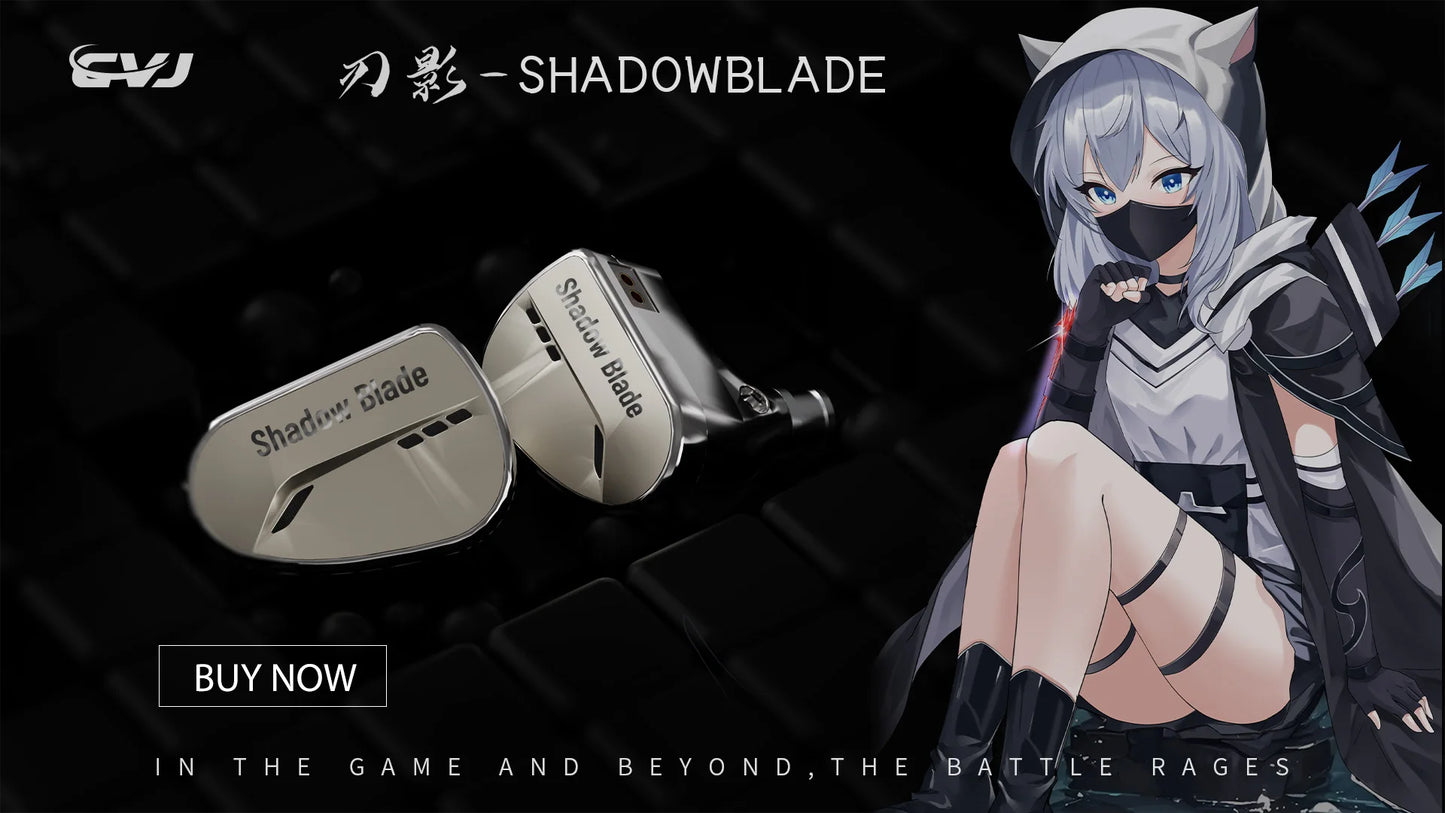 CVJ X R2E3 Medusa  Dynamic Driver In-Ear Earphone Dual Layer Acoustic Design Venting System Perfect for Audiophiles Unleash