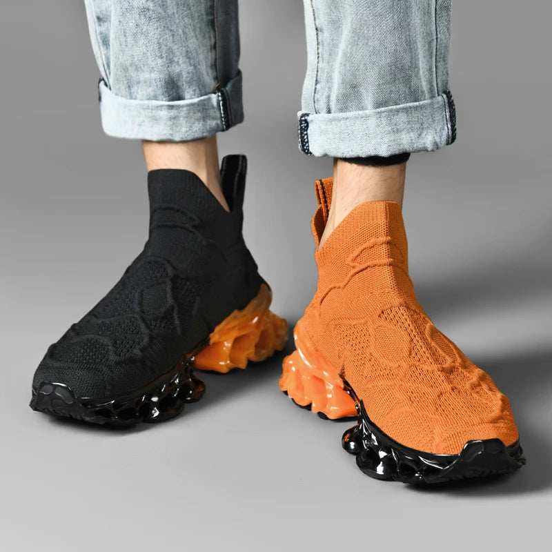 Herrenschuhe Sneaker Herren-Freizeitschuhe Tennisschuhe Luxusschuhe Turnschuhe Rennschuhe Atmungsaktive Schuhe Modische Slipper Laufschuhe für Herren