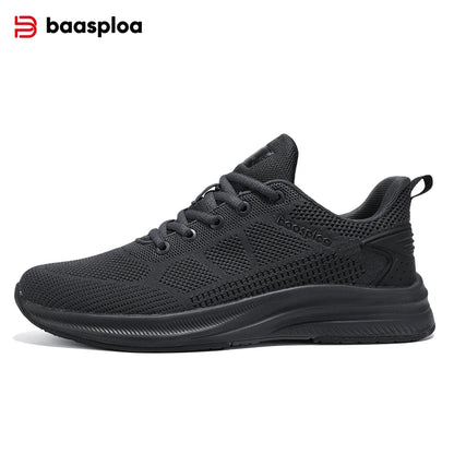 Ténis de corrida para homem da marca Baasploa: ténis casuais de malha, de designer, leves, com atacadores, novos, para desporto ao ar livre e ténis de ténis