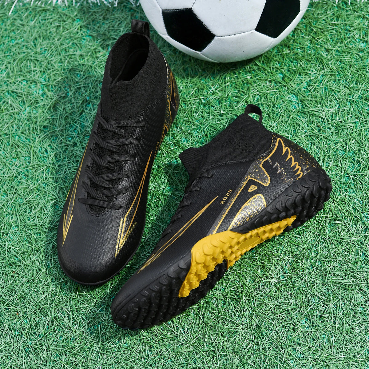 Profesjonalne buty piłkarskie dla mężczyzn, buty piłkarskie dla dorosłych, buty piłkarskie typu cleat, ultralekkie buty treningowe do piłki nożnej, buty sportowe do uprawiania sportów na świeżym powietrzu
