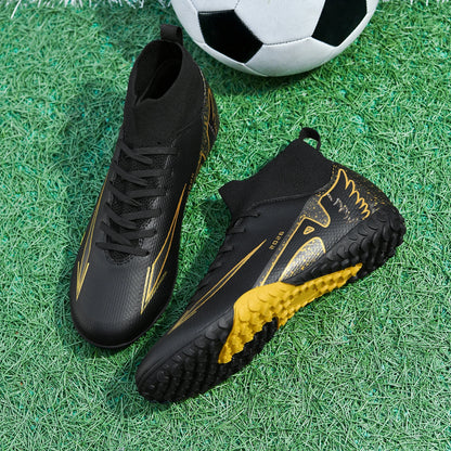 Profesjonalne buty piłkarskie dla mężczyzn, buty piłkarskie dla dorosłych, buty piłkarskie typu cleat, ultralekkie buty treningowe do piłki nożnej, buty sportowe do uprawiania sportów na świeżym powietrzu