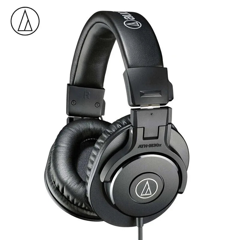Casque audio professionnel Audio Technica ATH M30x, casque filaire supra-auriculaire pour enregistrement et mixage en studio
