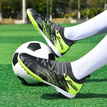 New Men Football Boots Professional Soccer Shoes Cleats Futsal Women Unisex Ultralight Hot Sale High-Quality TF/FG Sneakers