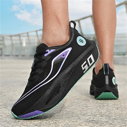 New Sports Shoes for Men&Women, Running Sneakers, Carbon Plate, Male Marathon Racing, Shock-absorbing, Athletics Training Shoes