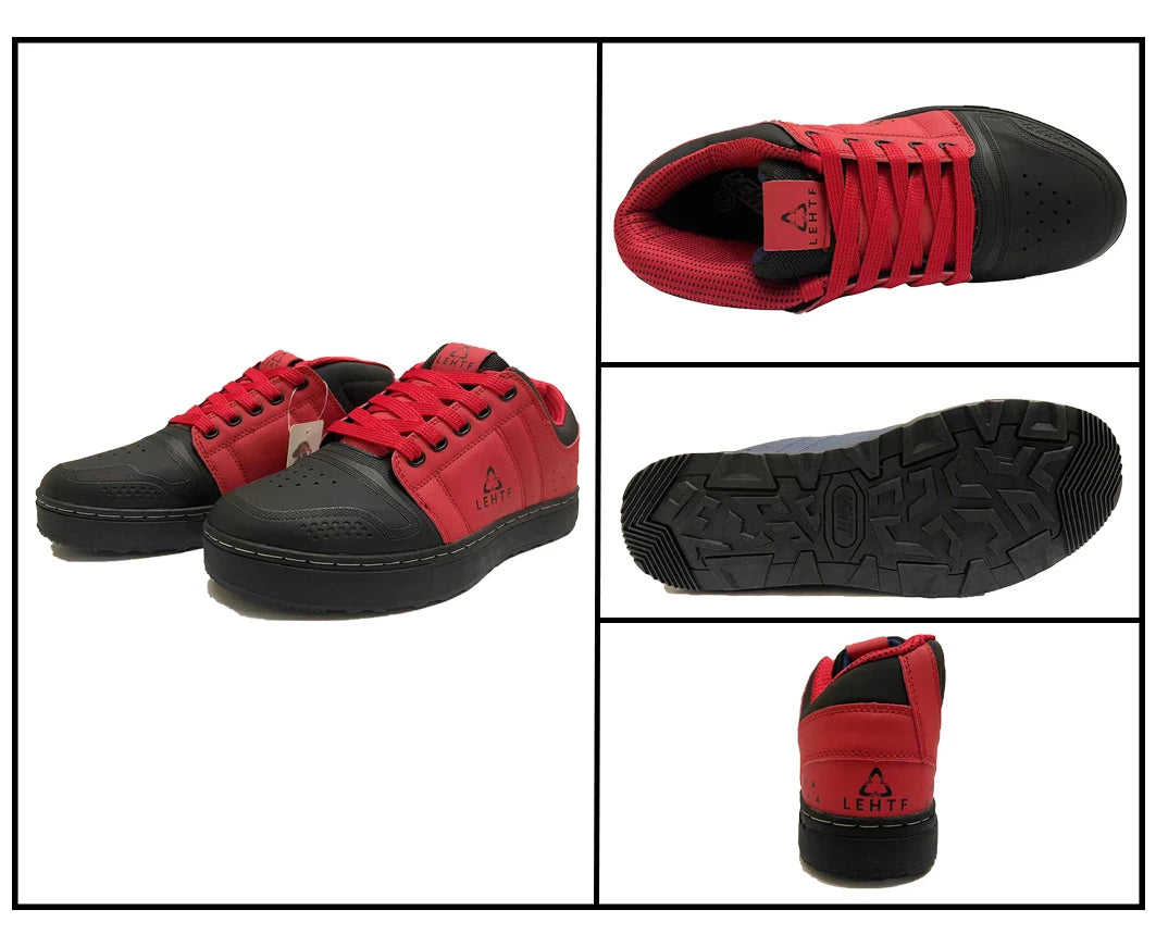 Lockless Cycling Shoes Men and Women Outdoor Hiking Cycling Training Sports Non-slip Breathable Mesh Lace-Up Cycling Footwear