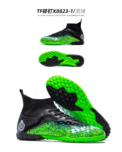 Men Professional Football Shoes Society Cleats Soccer Shoes Original Indoor Football Field Boots Grass Training TF/FG Sneaker