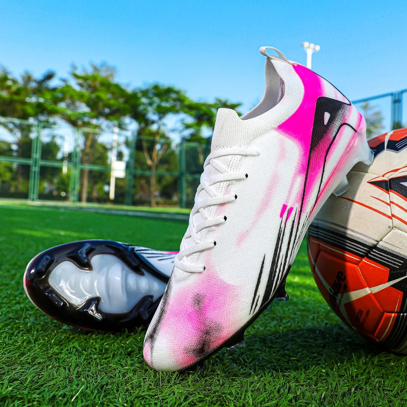 Herren-Fußballschuhe FG – rutschfeste Trainingsschuhe – Fußballschuhe mit langen Stollen – ultraleichte Outdoor-Schuhe – Dropshipping