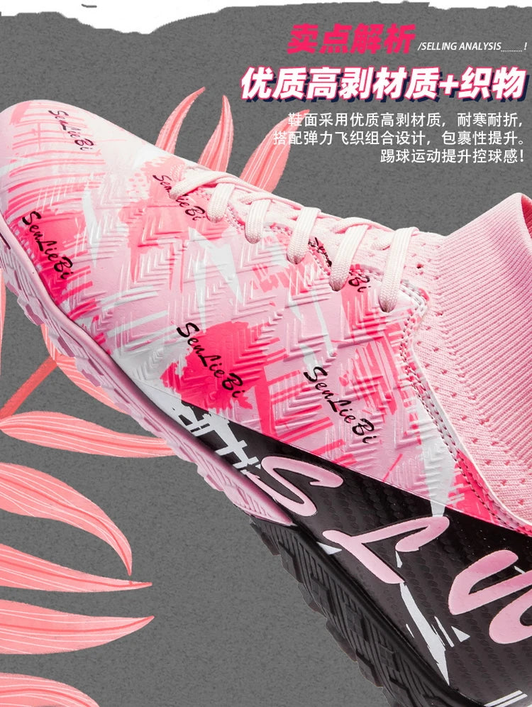 Veľkosť 34–46 Pánske futbalové kopačky FG/TF Futsal Profesionálne Unisex Detské futbalové topánky Tréningové Vonkajšie Chlapčenské futbalové topánky Tenisky