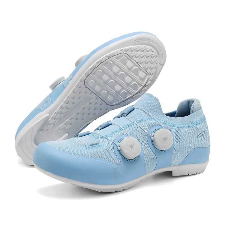 Men Mtb Cycling Shoes New Women Pink Self-Locking Cleats Speed Road Bicycle Shoes Flat Trail Racing SPD Mountain Bike Sneakers
