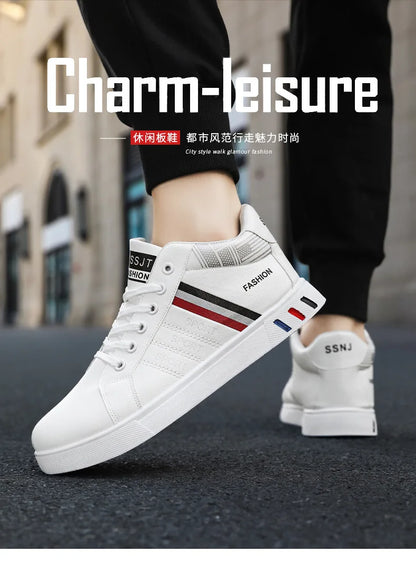 Skateboardsko til mænd 48 Casual høje sneakers til gåture Sportssko Åndbare hiphop-sko Gadesko Chaussure Homme