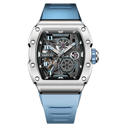 New Fashion Men Mechanical Automatic Wristwatch Pagani Design Richard Similar Hand Silicone Band Sport Watches Relogio Masculino