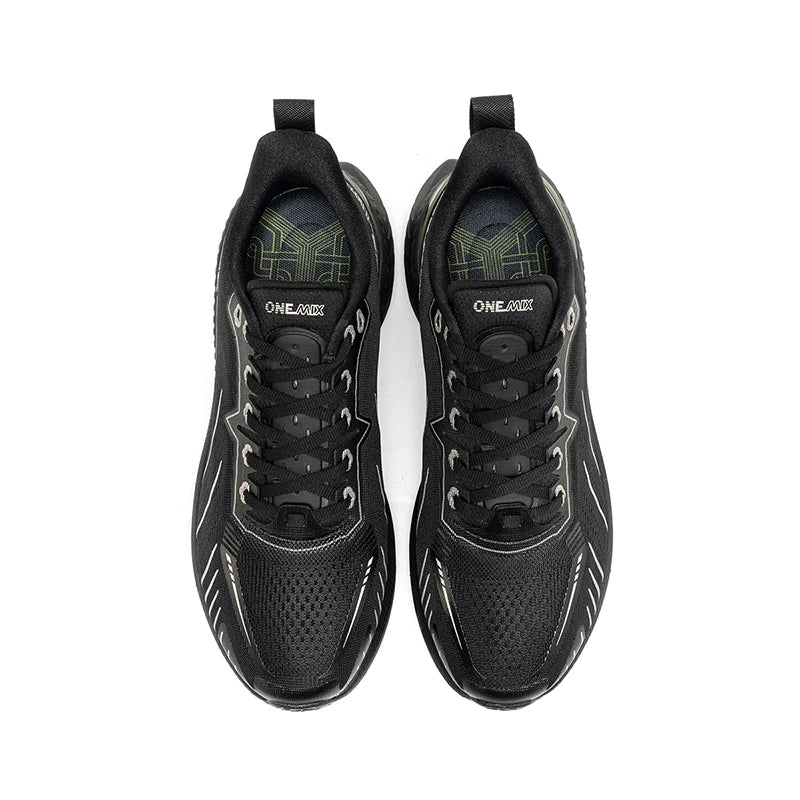 ONEMIX Novos Ténis de Corrida com Amortecimento para Homem, Adequados para Corredores Pesados, com Atacadores, Desportivos, para Mulher, Antiderrapantes, para Atividades ao Ar Livre, Ténis Desportivos Masculinos