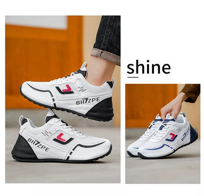 Brand protection 2026 new men's lightweight non-slip breathable wear-resistant running sports fashion versatile casual shoes