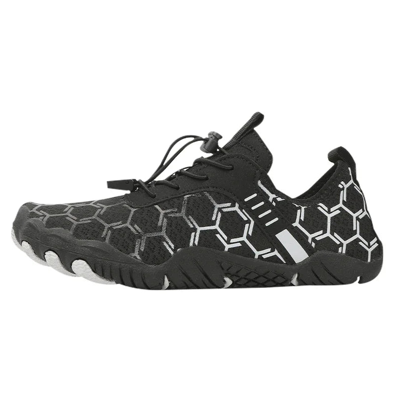 Damen Herren Aqua-Schuhe zum Waten im stromaufwärts fließenden Wasser Wassersneaker Schnelltrocknend Strand Barfuß Outdoor Waten im stromaufwärts fließenden Wasser Wassersport Schwimmschuhe