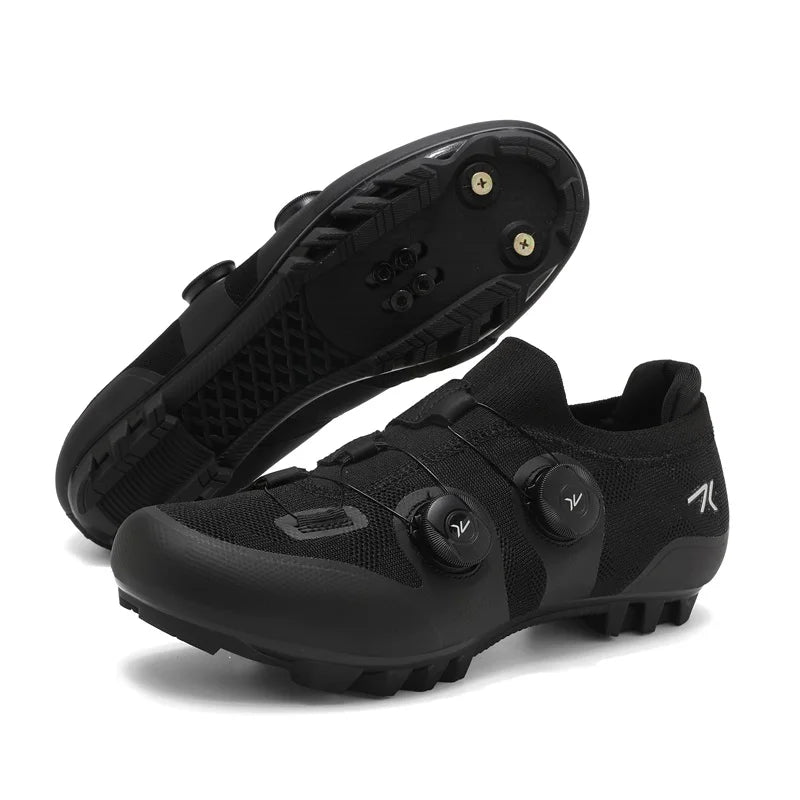Men Mtb Cycling Shoes New Women Pink Self-Locking Cleats Speed Road Bicycle Shoes Flat Trail Racing SPD Mountain Bike Sneakers