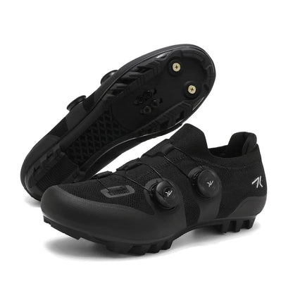Men Mtb Cycling Shoes New Women Pink Self-Locking Cleats Speed Road Bicycle Shoes Flat Trail Racing SPD Mountain Bike Sneakers