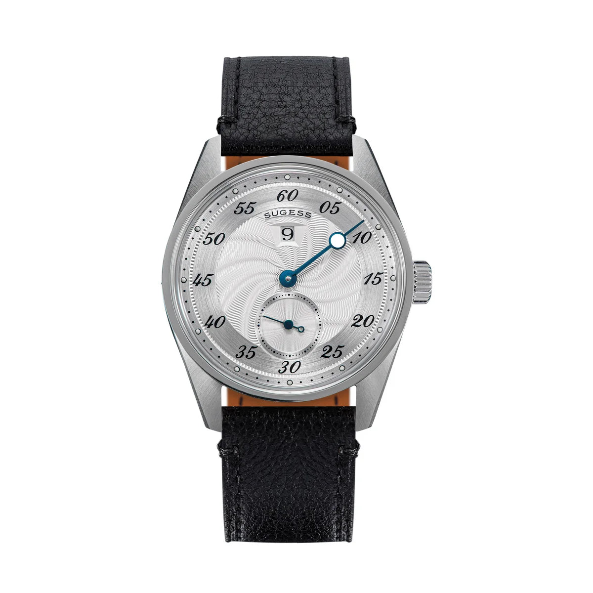 Sugess Mens Watch Automatic ST1721 Movement Aventurine Mechanical Wristwatches Hardlex Glass Fashion Simple Business Clock S451
