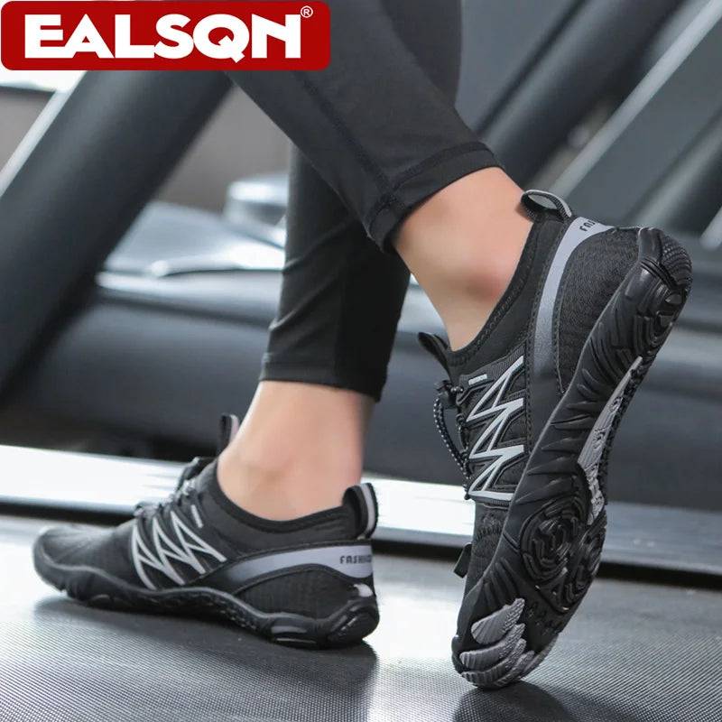 Lehké pánské outdoorové tréninkové boty na běhání naboso, rychleschnoucí plavecké boty, sportovní boty do tělocvičny, fitness a na jogging