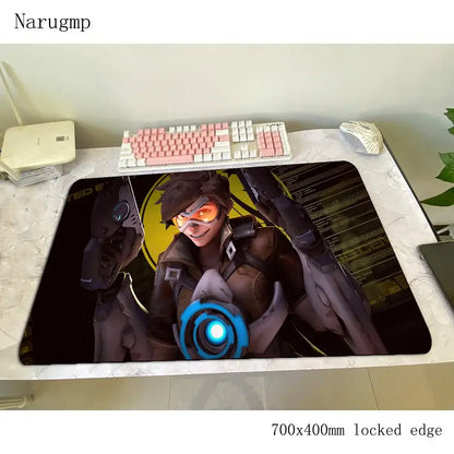 overwatch mouse pad 700x400x3mm gaming mousepad anime Personality office notbook desk mat Boy Gift padmouse games pc gamer mats