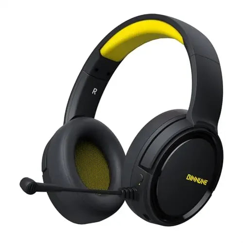 BINNUNE BW02 casque de jeu sans fil 2.4GHz USB Dongle Bluetooth 7.1 Surround suppression de bruit micro sur l'oreille casque pour PS5
