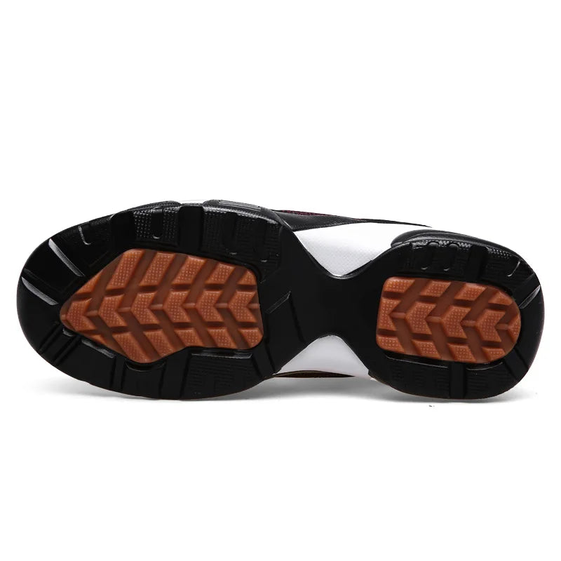 Botas de neve para homem, quentes para o inverno, casal, ténis casuais, moda, couro, desporto ao ar livre, corrida, ténis, homem, antiderrapantes, tamanho grande 48, ténis desportivos