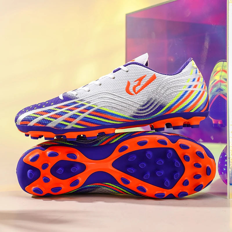 Long Spike Cleats New Competition Level Football Shoes for Men and Women Universal Professional Game Training Sports Shoes