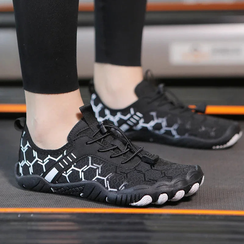 Damen Herren Aqua-Schuhe zum Waten im stromaufwärts fließenden Wasser Wassersneaker Schnelltrocknend Strand Barfuß Outdoor Waten im stromaufwärts fließenden Wasser Wassersport Schwimmschuhe