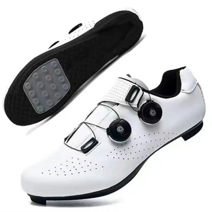 Chaussures de cyclisme pour homme : chaussures de course sur route à fixation automatique, chaussures de sport, chaussures d'entraînement sans crampons ; chaussures de cyclisme pour femme avec crampons SPD