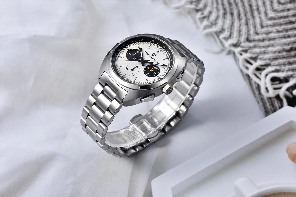 2026Pagani design watch luxury men's quartz watch speed men's chronograph top brand all-steel sapphire diving relógios masculino