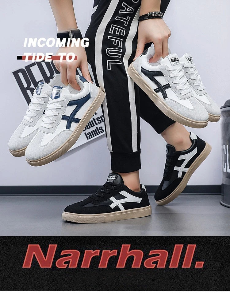 Herren-Freizeitschuhe – Leichte Freizeit- und Outdoor-Wanderschuhe – Sneaker – Rutschfeste flache Herrenschuhe