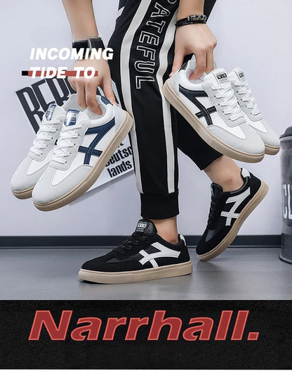Herren-Freizeitschuhe – Leichte Freizeit- und Outdoor-Wanderschuhe – Sneaker – Rutschfeste flache Herrenschuhe