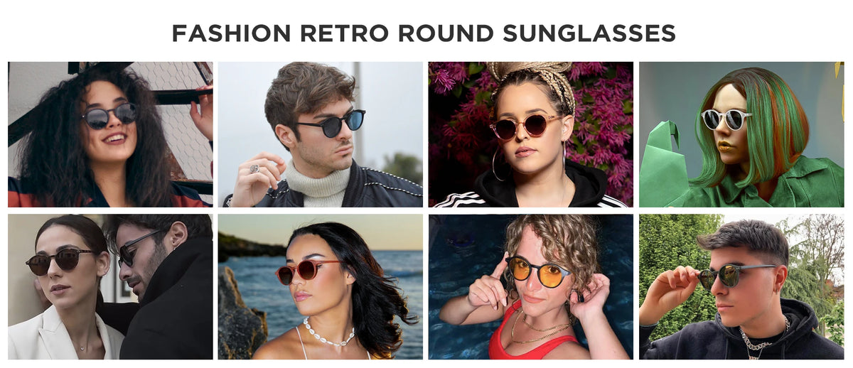 ZENOTTIC (S Size) Retro Circular Polarized Sunglasses 2026 2025 Men Women Vintage Small Round Sun Glasses UV400 Goggles Shades