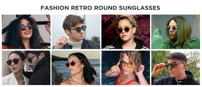 ZENOTTIC (S Size) Retro Circular Polarized Sunglasses 2026 2025 Men Women Vintage Small Round Sun Glasses UV400 Goggles Shades