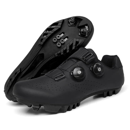 Chaussures de cyclisme pour homme : chaussures de course sur route à fixation automatique, chaussures de sport, chaussures d'entraînement sans crampons ; chaussures de cyclisme pour femme avec crampons SPD