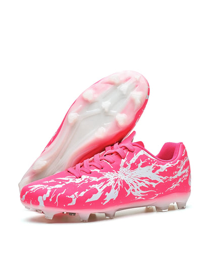 Chaussures de football pour hommes, modèle AG FG, design aérodynamique et léger, excellente adhérence, idéales pour les entraînements quotidiens sur gazon et les matchs de l’équipe de football de l’école.