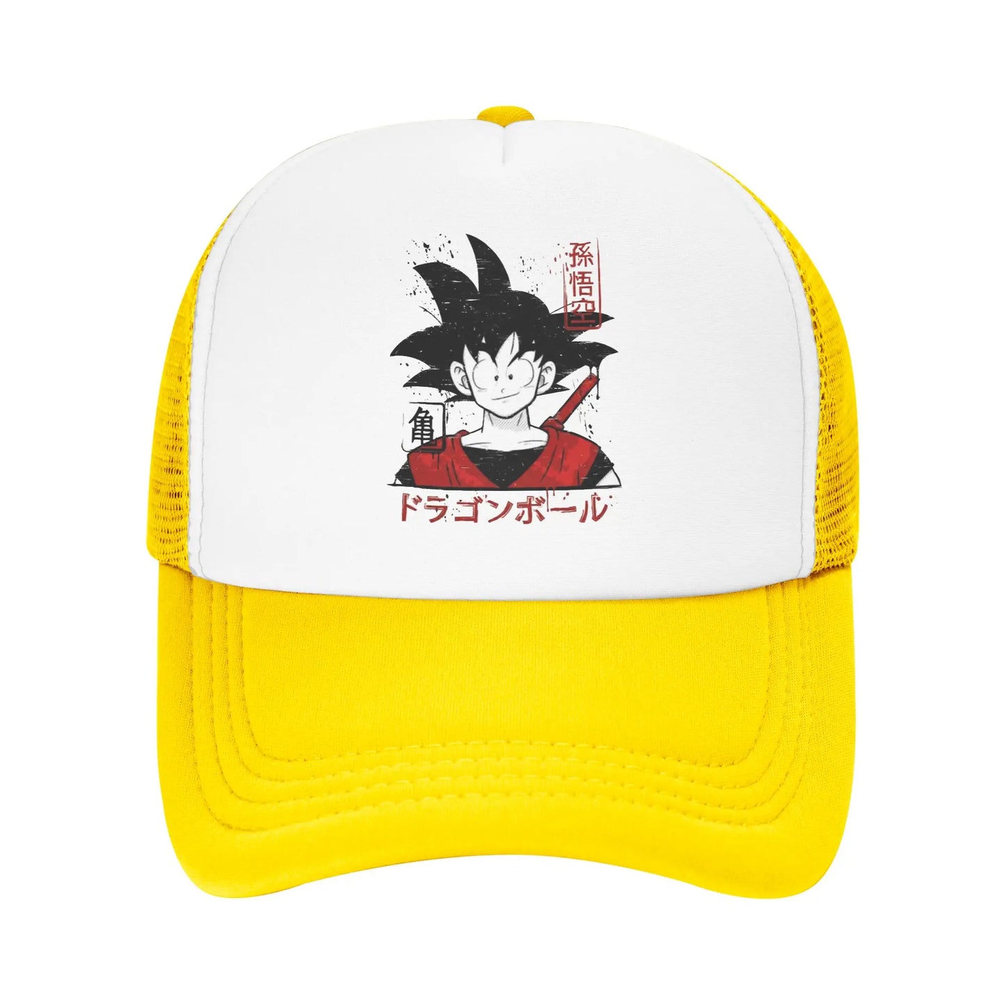 Japanese Goku Dragon Ball Z Mesh Baseball Cap Unisex Fashion Sun Hats  Hats Snapback Caps Fishing Hat Winter Trucker Caps