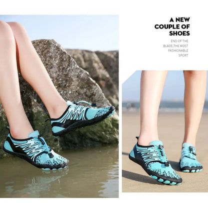 EOCENE – buty sportowe do uprawiania sportów na świeżym powietrzu dla mężczyzn i kobiet, typu „barefoot”, szybkoschnące, plażowe, pływackie, fitnessowe, do brodzenia, wędrówek i jazdy na rowerze – buty wodne