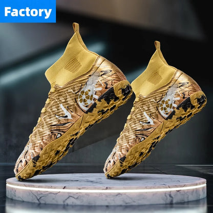 Sapatilhas de futebol profissional para homem, sapatilhas com pitões, sapatilhas de futebol originais, botas para campo de futebol de interior, treino em relva, TF/FG, ténis