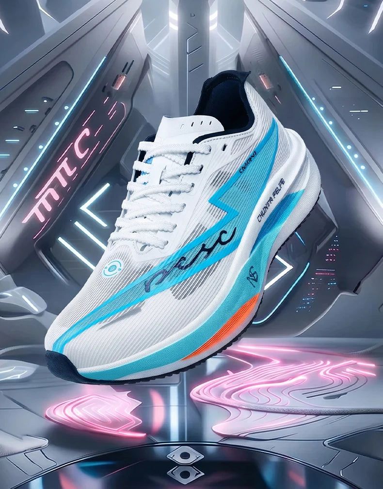 Herren-Sportschuhe Laufschuhe mit Carbonplatte Herren-Marathon-Sneaker Rennschuhe Stoßdämpfende Leichtathletik-Trainingsschuhe für Damen