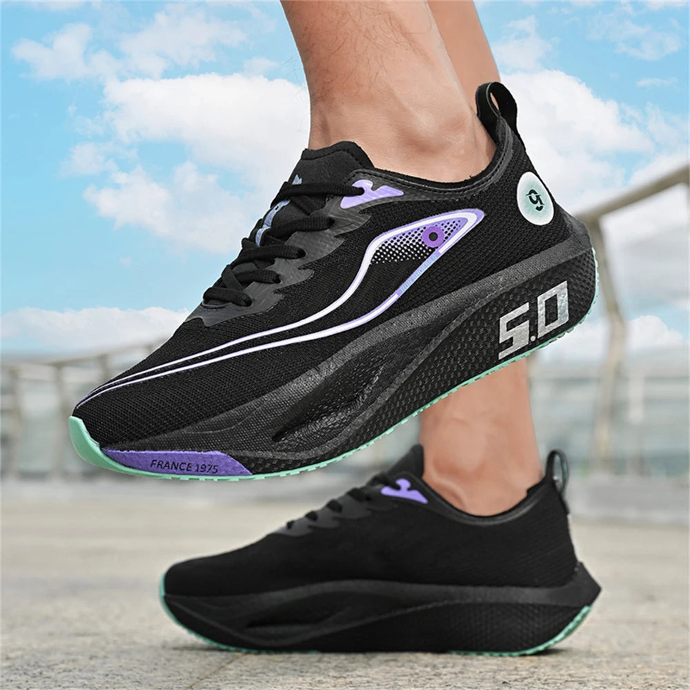 New Sports Shoes for Men&Women, Running Sneakers, Carbon Plate, Male Marathon Racing, Shock-absorbing, Athletics Training Shoes