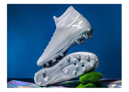 Chaussures de football pour hommes, modèle original, résistantes, pour terrain gazonné, crampons, antidérapantes, de haute qualité, confortables, chaussures de football pour activités de plein air.