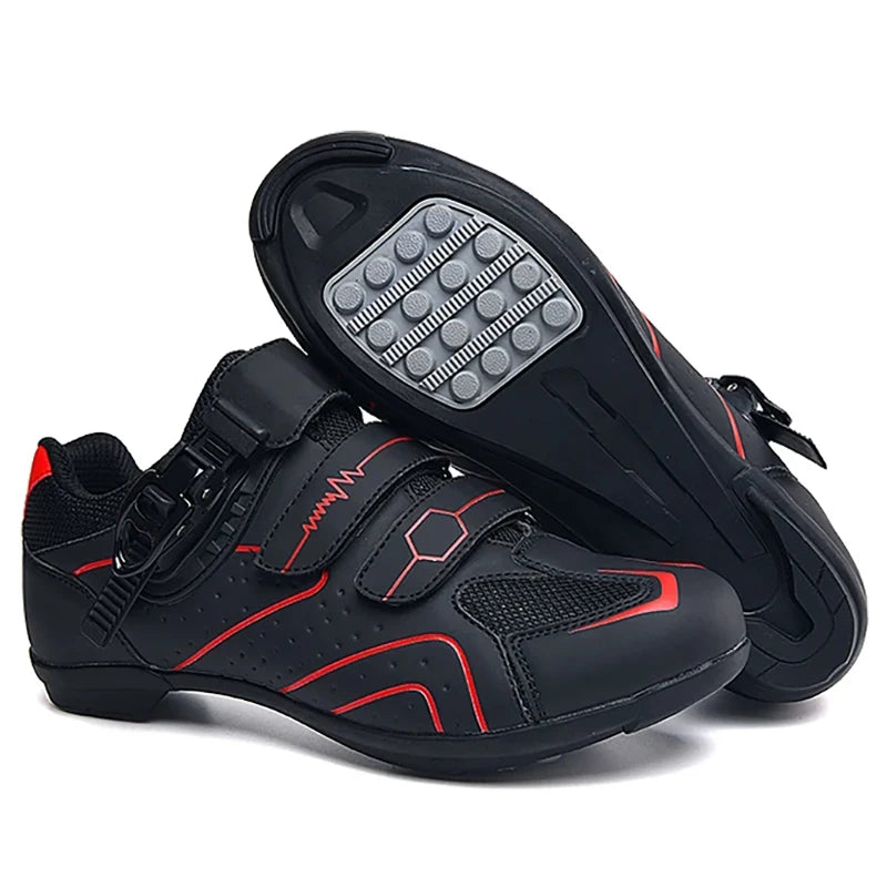 Scarpe da ciclismo da uomo per pedali piatti, scarpe MTB in gomma antiscivolo, scarpe da strada veloci, scarpe da donna da gara senza tacchetti, calzature da mountain bike
