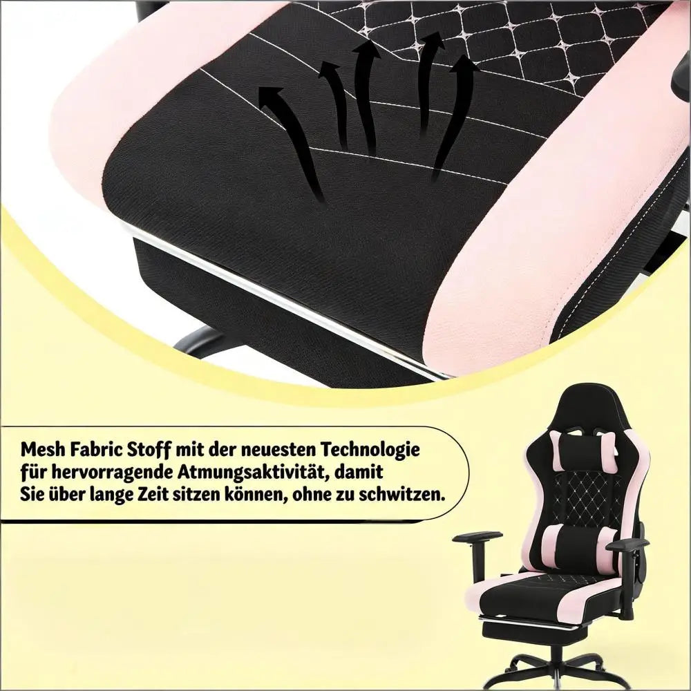 Soft Massage Gaming Chair, Ergonomic Computer Chair, Swivel Office Chair (Office Chair Only)
