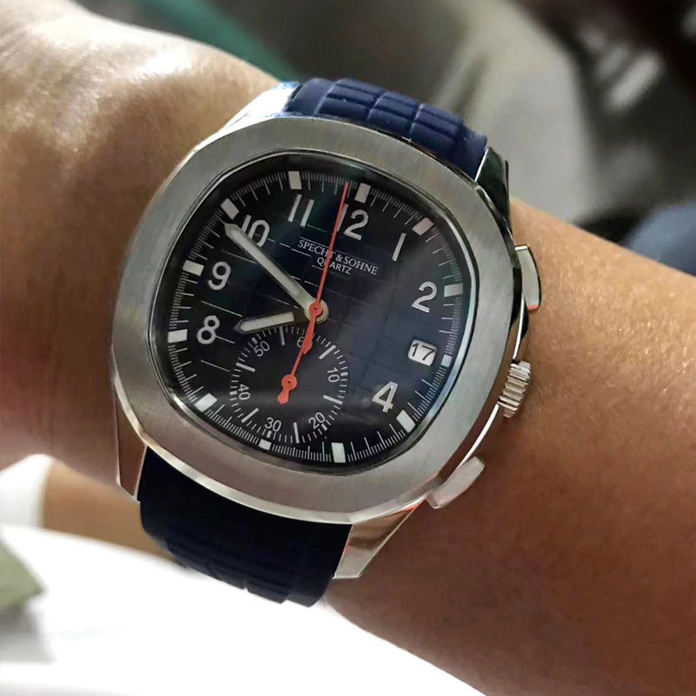 2026 High Quality Men's Watches Luxury Brand Japan VD53 Chronograph Sports Classic 5167 Quartz Watch Stainless Steel Waterproof
